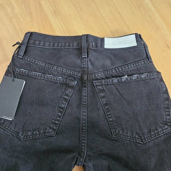 RE/DONE Originals High Rise Loose Jeans - Washed Black - sz 23 - NWT - Picture 8 of 11